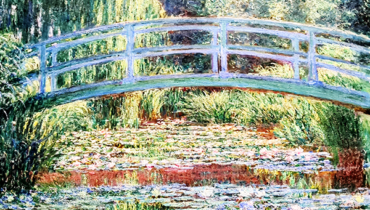 Le-pont les nénuphars Claude Monet